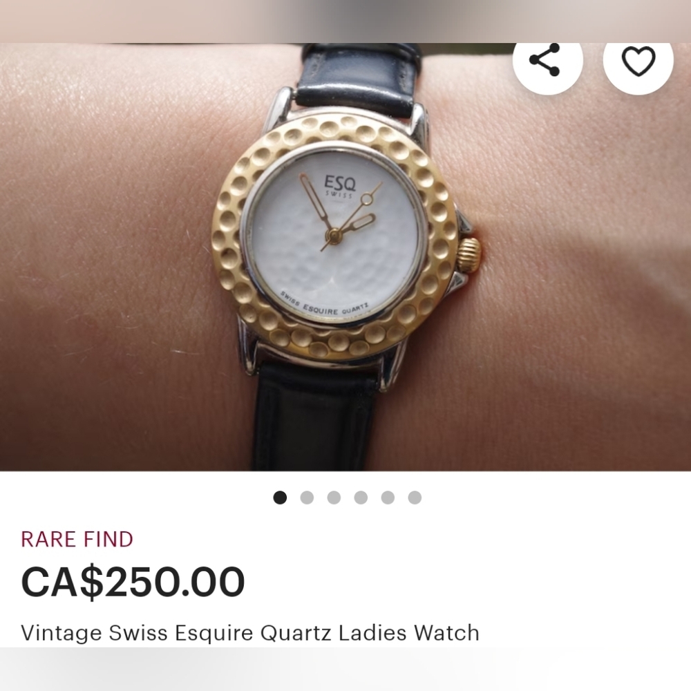 ESQUIRE quart vintage watch